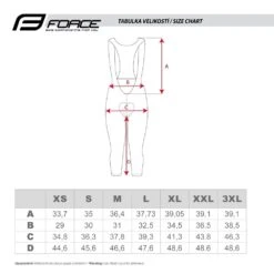 Force Story -Cycling Equipment Store 76419 force story 3 4 cyklisticke 3 4 kalhoty s vlozkou