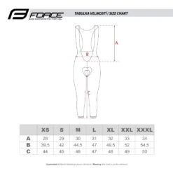 Force Bright -Cycling Equipment Store 76423 force bright 3 4 cyklisticke kalhoty s vlozkou